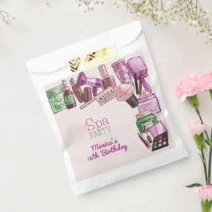 Sacolinha Festa de aniversário de beleza spa