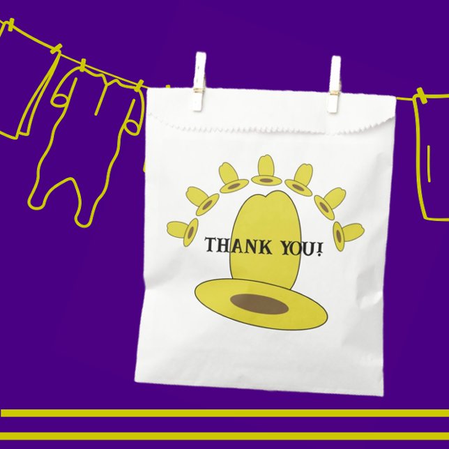 Sacolinha Festa de aniversário de chapéu de cowboy (Criador carregado)