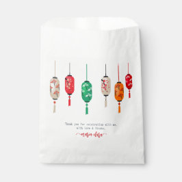 Sacolinha Festa de aniversário de Chef de Lanternas Japonesa