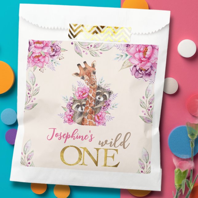 Sacolinha Festa de aniversário de criança selvagem de um saf (Criador carregado)