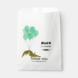 Sacolinha Festa de aniversário de crocodilo Obrigado