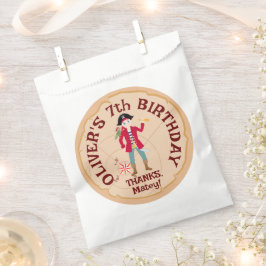 Sacolinha Festa de aniversário de diversão do mapa do tesour