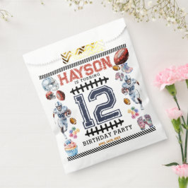 Sacolinha Festa de aniversário de futebol masculino