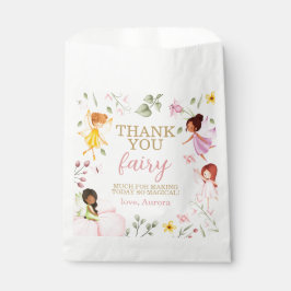 Sacolinha Festa de aniversário de Jardim Encantado com Fada 