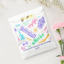 Sacolinha Festa de aniversário de música