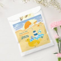 Festa de aniversário de praia divertida do garoto 