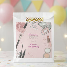 Festa de aniversário de rosa com poeira fina