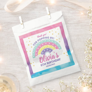 Sacolinha Festa de aniversário do Fidget de pop