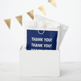 Sacolinha Festa de aniversário do miúdo Azul Obrigado