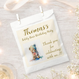 Sacolinha Festa de aniversário do Urso de Teddy