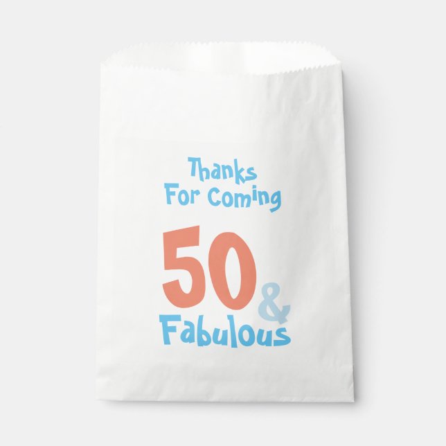 Sacolinha Festa de aniversário fabulosa (Frente)