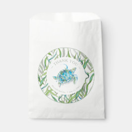 Sacolinha Festa de aniversário Favorece Tartaruga do Mar Bol