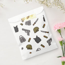 Sacolinha Festa de aniversário militar