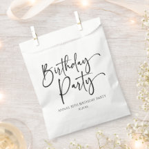 Festa de aniversário Mínima Moderna Elegante