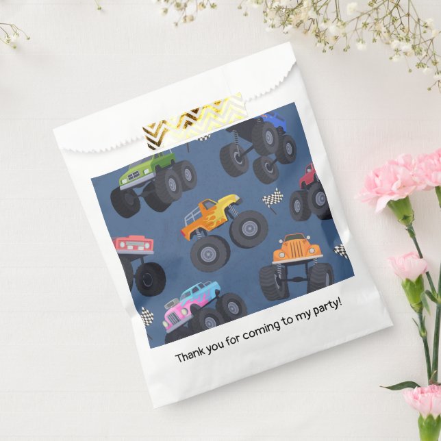 Sacolinha Festa de aniversário Monster Trucks (Selado)