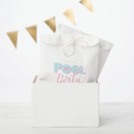Sacolinha Festa de aniversário na piscina para qualquer idad