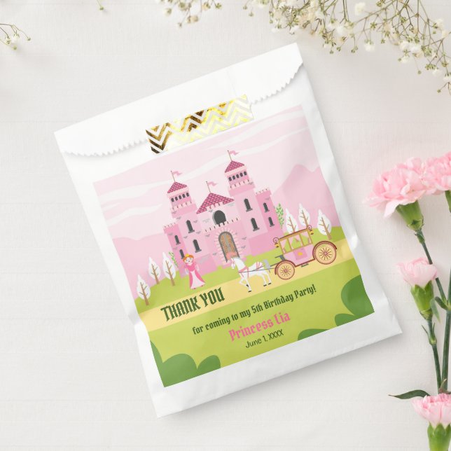 Sacolinha Festa de aniversário Real Princesa (Selado)