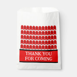 Sacolinha Festa de aniversário Red Rocket Ship