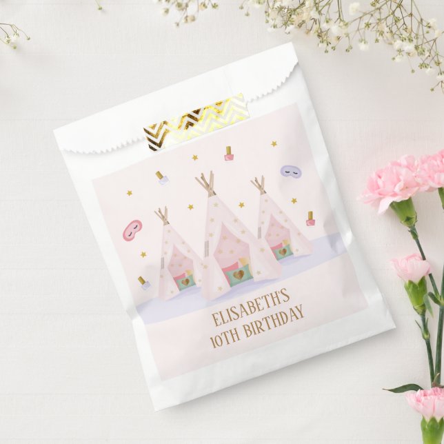 Sacolinha Festa de aniversário Teepee Spa (Selado)