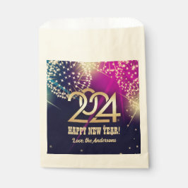 Sacolinha Festa de Ano Novo de 2024 personalizada