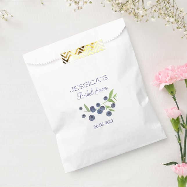 Sacolinha Festa de Chá de panela da Fruta Blueberry (Selado)