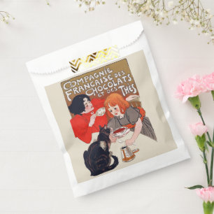 Sacolinha Festa de Chocolate Francês Arte Inlen