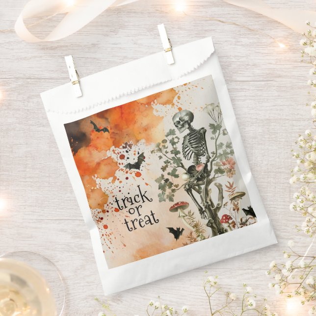 Sacolinha Festa de Figuras da Floresta Halloween Huneen (Cortado)