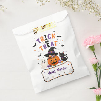 Sacolinha Festa de Halloween com Truque ou Tratamento Fofo