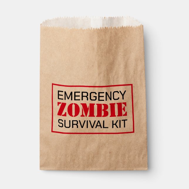 Sacolinha Festa de Halloween de Birthday Zombie (Frente)