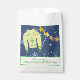 Sacolinha Festa de Natal de Doce Feia de Férias Retro