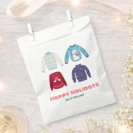 Sacolinha Festa de Natal de Doce Feia de Férias Retro