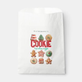 Sacolinha Festa de Natal Verde Vermelho do Bolachas Exchange