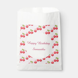 Sacolinha Festa de primeiro aniversario de Cereja