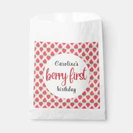 Sacolinha Festa de primeiro aniversario de Morango Berry Swe