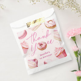 Sacolinha Festa de primeiro aniversario de Rosquinhas Bonita