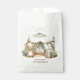 Sacolinha Festa de primeiro aniversario do Boho One Happy