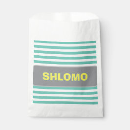 Sacolinha Festa de reforço em striping a favor das bolsas