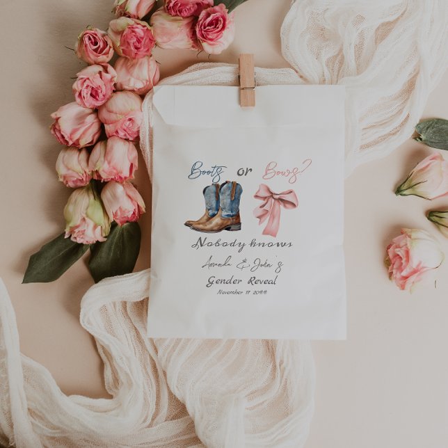 Sacolinha Festa de Revelação do Gênero Cor-de-Rosa Azul (Criador carregado)