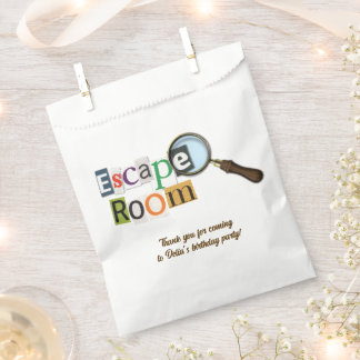 Sacolinha Festa de Sala de Fuga