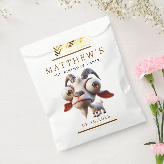 Sacolinha Festa de segundo aniversário de Animais da Explora (Selado)