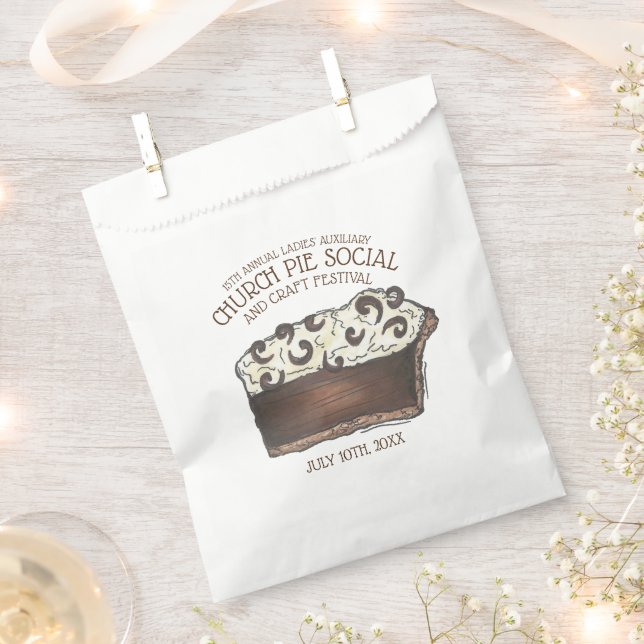 Sacolinha Festa de Sobremesa de Venda de Assados do Dia do P (Cortado)