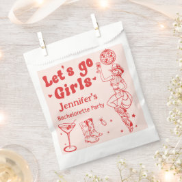 Sacolinha Festa de solteira Rosa Vermelho Último Rodeio