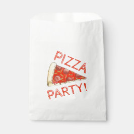 Sacolinha FESTA PIZZA! Pepperoni Queijo Pie Slice Pizzaria