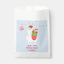 Sacolinha Festivo Llama Christmas