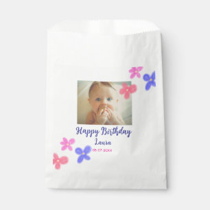 Sacolinha Filhos bebês primeiro aniversario adicionar nome d
