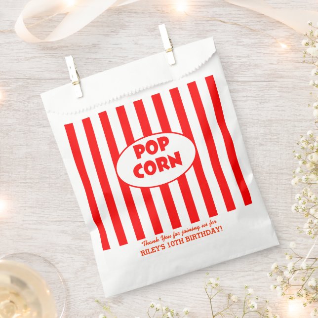Sacolinha Filme Popcorn Personalizado Favor do Partido Bag (Cortado)