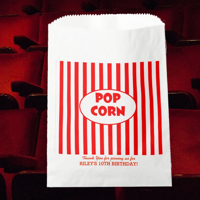 Sacolinha Filme Popcorn Personalizado Favor do Partido Bag (Criador carregado)