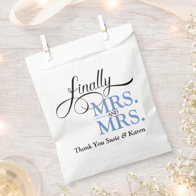 Sacolinha Finalmente Recepção de Casamento de Sra e Sra  (Cortado)