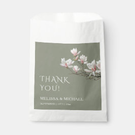 Sacolinha Fine Art Magnolia Wedding Thank You