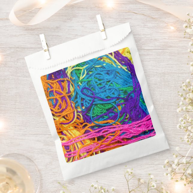 Sacolinha Fios Tangles Crocheting e Knitting Foto 50-Pack (Cortado)